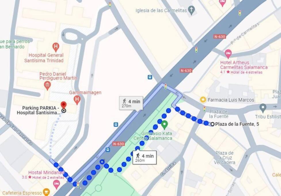 Alojamiento Plaza La Fuente Centro Apartment Salamanca Ngoại thất bức ảnh